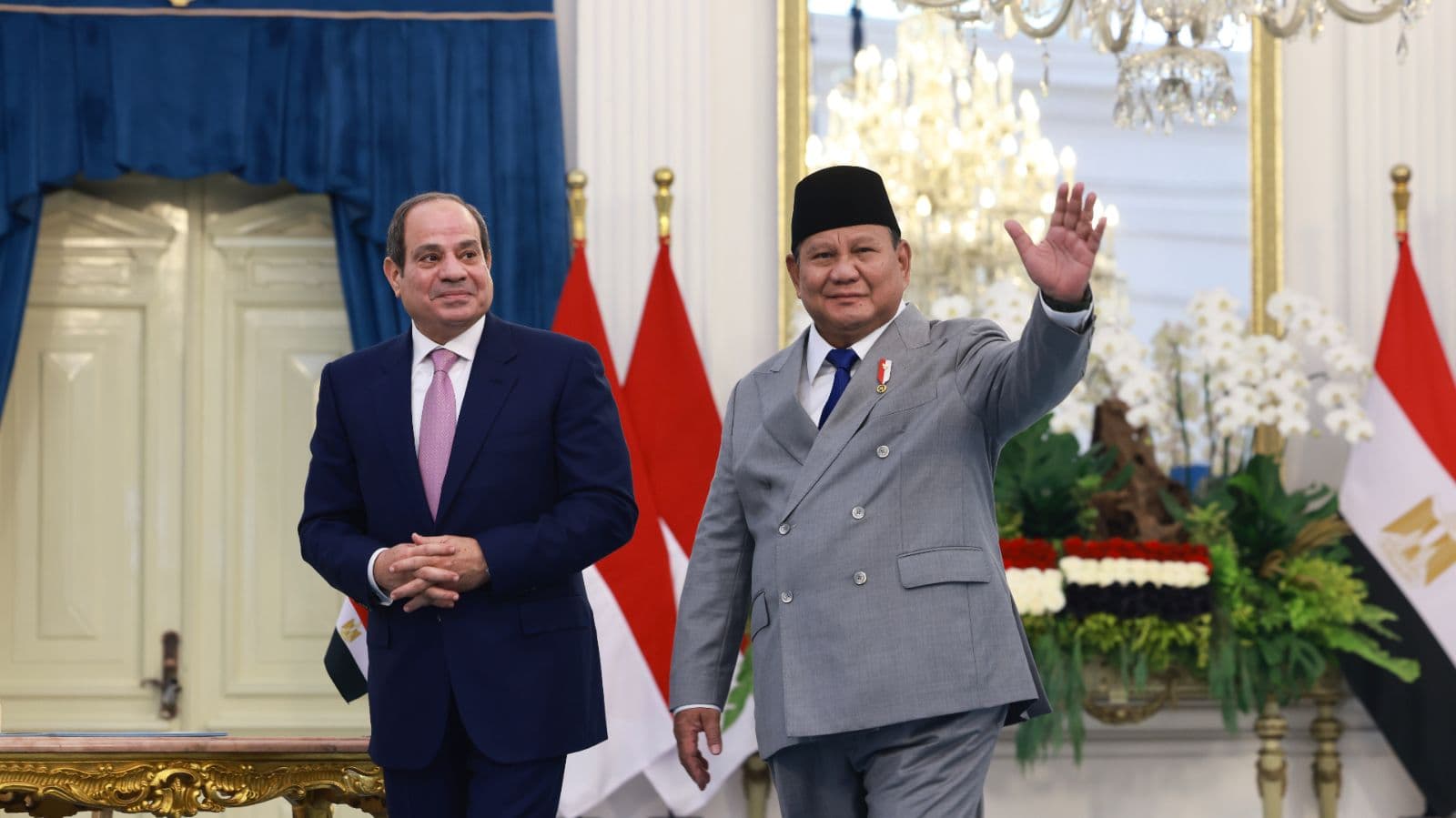Prabowo Sambut El-Sisi di Istana Merdeka, Indonesia-Mesir Bahas Kerja Sama Strategis