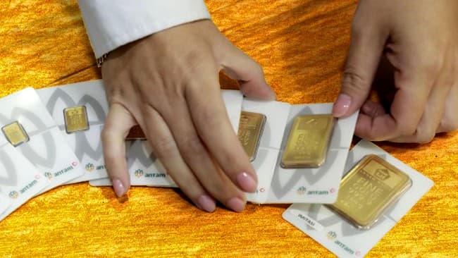 Harga Emas Antam Logam Mulia Hari Ini Lagi Mati Suri